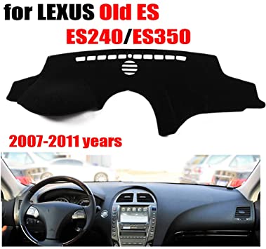 Qnice Car Dashboard Cover for Lexus ES ES240 ES350 2007-2011 Left Hand Drive Dash Mat Covers Auto Dashboard Protector Accessories