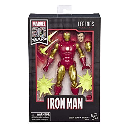 Marvel Comics 80th Anniversary Legends Series 6"-Scale Vintage Comic-Inspired Iron Man