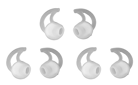 3 Pairs Replacement Silicone Earbuds Tips for Bose (Small)