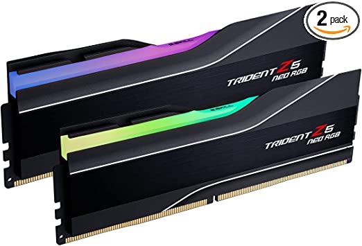 G.Skill Trident Z5 NEO RGB Series (AMD Expo) 32GB (2 x 16GB) 288-Pin SDRAM DDR5 6000 CL36-36-36-96 1.35V Dual Channel Desktop Memory F5-6000J3636F16GX2-TZ5NR (Matte Black)