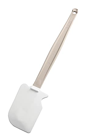 Rubbermaid Commercial High Heat Silicone Spatula, 13.5", Brown Handle, 1980421