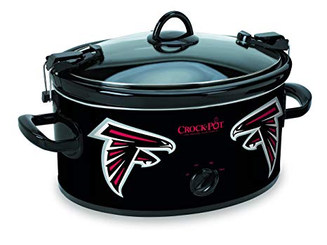 Crock-pot SCCPNFL600-AF Electric Cooking, Black/White/Silver/Red