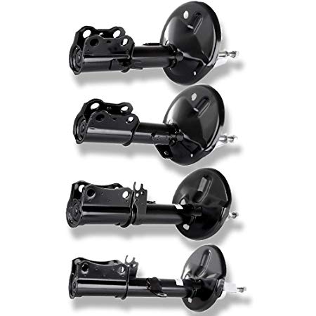 SCITOO Shocks, Front Rear Gas Struts Shock Absorbers Kit fit for 1997-2001 Lexus ES300 Toyota Camry,1997-2003 Toyota Avalon,1999-2003 Toyota Solara 334245 334246 334133 334134 Set of 4