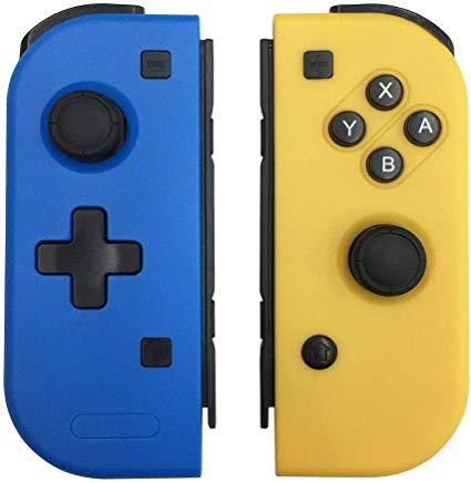 Wireless Controller for Nintendo Switch, WeJoy A Pair of Wireless Pro Gamepads for Nintendo Switch - Blue(L) & Yellow(R)(Third-part Made)