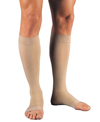 Jobst Relief Knee High Open Toe Beige Compression Stockings