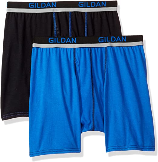 Gildan Men's Active Polyester Boxer Briefs, 2-Pack