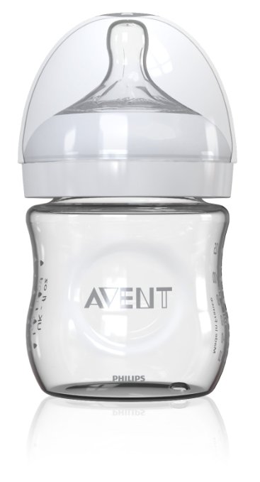 Philips Avent Natural Glass Bottle, 1 Count, 4 Ounce