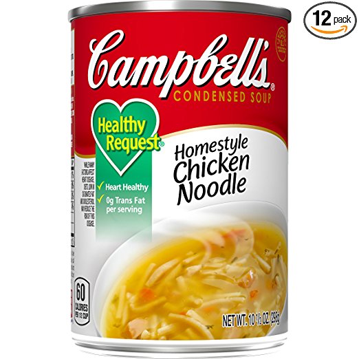 Campbell's Healthy Request Condensed Soup, Homestyle Chicken Noodle, 10.5 Ounce (Pack of 12)