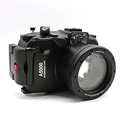 Polaroid SLR Dive Rated Waterproof Underwater Housing Case For The Sony A5000 Camera with a 16-50mm Lens