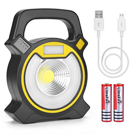 Odoland Ultra Bright 1000 Lumen Camping Lantern with Brightness Adjustment, Battery Powered LED Lantern of 4 Light Modes, Best for Camping, Hiking, Fishing & Emergency