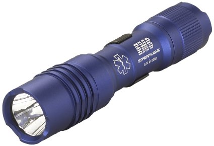 Streamlight 88034 ProTac 1AA 50 Lumen EMS High Performance Medical Services Flashlight with Holster, Blue