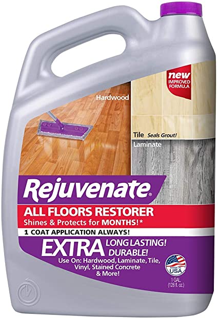 All Floors Restorer and Polish Fills in Scratches Protects & Restores Shine No Sanding Required (128 oz) - New