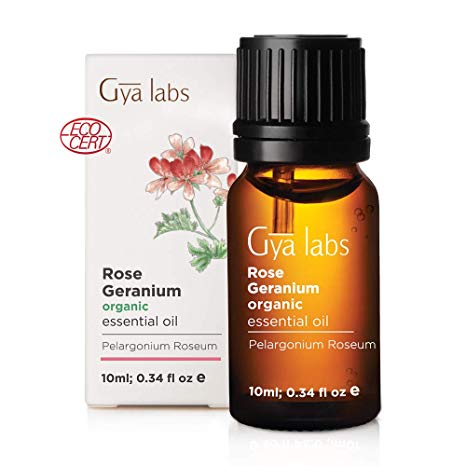 Rose Geranium Essential Oil Organic - Beautifying Elixir for Ageless Skin (10ml) - 100% Pure Therapeutic Grade Organic Rose Geranium Oil