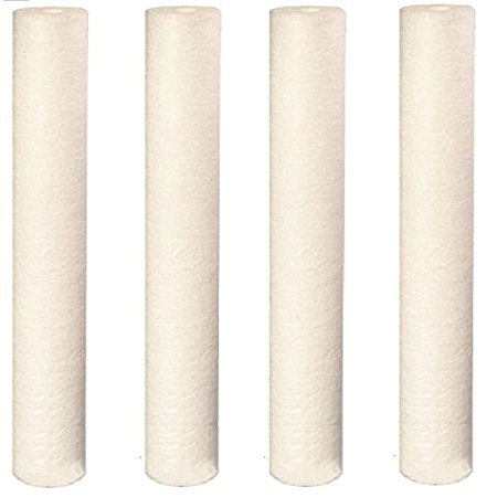 20" x 2.5" Sediment Water Filter ( 4 ) 5 Micron Whole House Cartridges