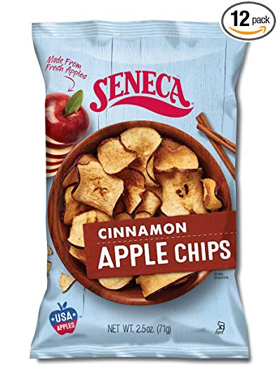 Seneca Cinnamon Apple Chips,2.5-Ounce Bags (Pack of 12)