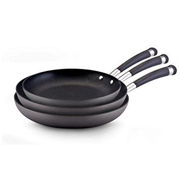 Circulon Contempo Hard Anodized Nonstick 8-Inch, 10-Inch and 11-Inch Triple Pack Skillet Set