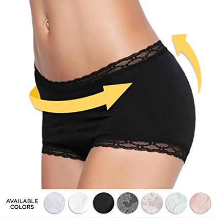Eve's temptation Cathy Boyshort Panites Seamless Cotton Underwear Sexy Lingerie For Women