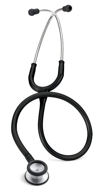 3M Littmann Classic II Pediatric Stethoscope, Black Tube, 28 inch, 2113