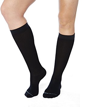 Tommie Copper Women's Dress Micro Modal Compression OTC Socks