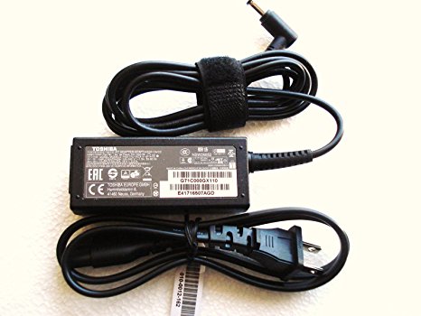 Original Toshiba 45W AC adapter for Satellite C75D-A7213, C75D-A7223, C75D-A7226, C75D-A7265NR, C75D-A7286, C75D-B7200, C75D-B7202, C75D-B7215, C75D-B7220, C75D-B7230, C75D-B7260, C75D-B7280.