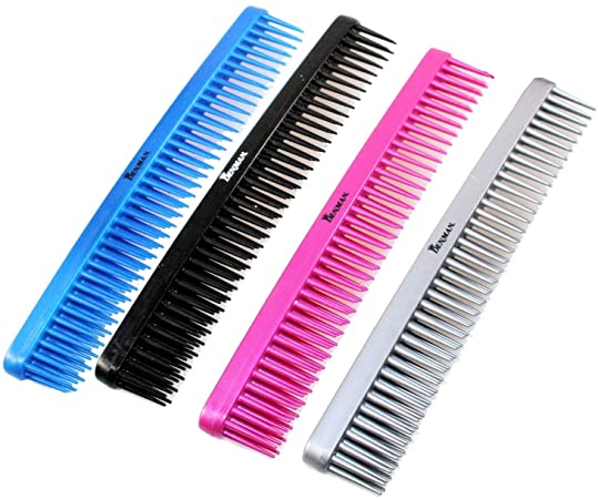 Denman D12 Tame & Tease Styling Comb Blue