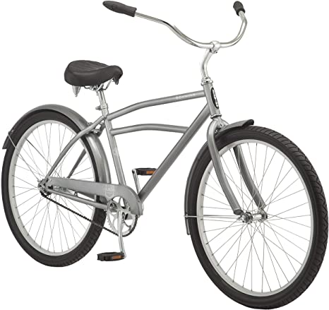 Schwinn Huron and Mikko Adult Beach Cruiser Bike, Featuring 17-Inch/Medium Steel Step-Over Frames, 1-3-7-Speed Drivetrains