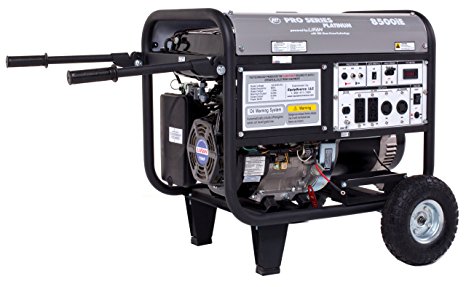 Lifan Platinum Series LF8500iEPL 8500 Watt Comercial/Contractor/Rental Grade 15 HP 420cc OHV Gas Powered Portable Generator with Electric Start and Wheel Kit (CARB Certified)