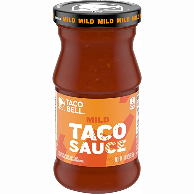 Taco Bell Mild Taco Sauce (8 oz Bottle)