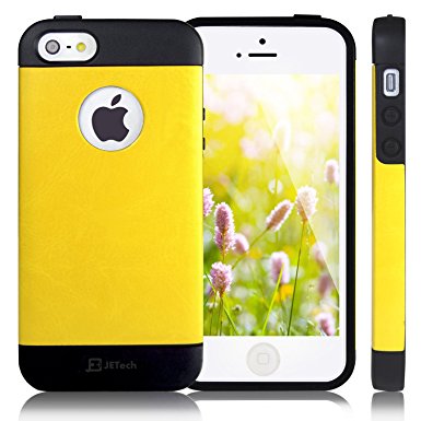 iPhone 5 Case, JETech® Gold Super Fit iPhone 5/5S Case for Apple iPhone 5 5S Logo Cut-Out Fits AT&T, Sprint, Verizon, T-Mobile (Yellow)