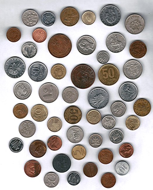 Moenich World Coin Grab Bag - 50 Coin Assortment