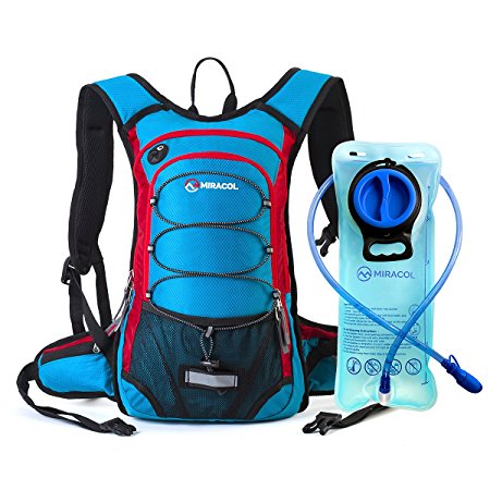 Miracol Hydration Backpack - Thermal Insulation Pack Keeps Liquid Cool up to 4 Hours – Multiple Storage Compartment– Best Outdoor Gear for Running, Hiking, Cycling and More