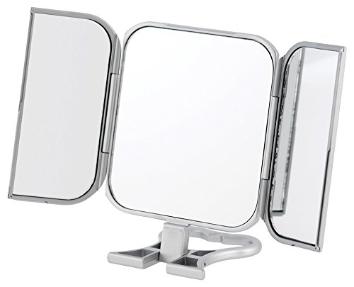 Danielle Enterprises Silver 3-Way Beauty Mirror