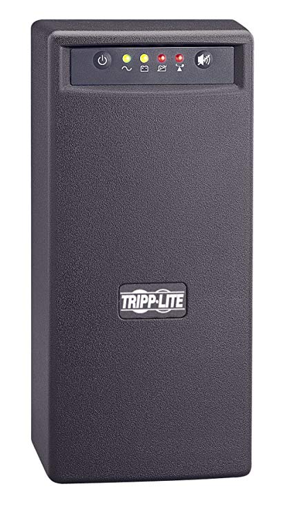 Tripp Lite SMART750USB 750VA 450W UPS Battery Back Up Tower AVR 120V USB RJ45, 6 Outlets
