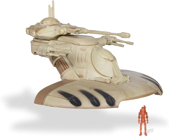 Star Wars Micro Galaxy Squadron AAT Battle Tank - 5-Inch Starfighter Class Vehicle with 1-Inch Battle Droid Micro Figure Accessory