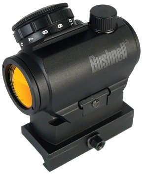 Bushnell AR Optics TRS-25 HiRise Red Dot Riflescope with Riser Block, 1x25mm