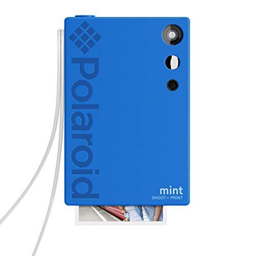 Polaroid Mint Instant Print Digital Camera (Blue), Prints on Zink 2x3 Sticky-Backed Photo Paper