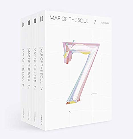 BTS Bangtan Boys - MAP of The Soul : 7 Album Folded Poster Extra Photocards Set (Version 3)