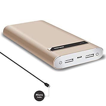 COOLNUT CMPBXIP-55 Power Bank 20000 mAh Made in India-Golden