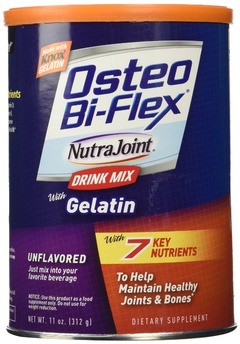 Osteo Bi-Flex Knox NutraJoint Gelatin Drink Mix, Unflavored, 11 oz