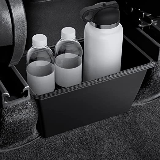 Spigen Rear Center Console Storage Box (Carbon Edition) Designed for Tesla Model Y 2023-2021