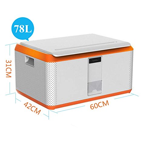 Lockable Storage Box with Lid 78 Liter, EVERTOP Combination Lock Household Storage Bins Multifunctional High Capacity ABS Plastic Stackable Storage Container for Home, Office, Kitchen, School, Institute, Orange