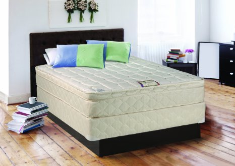 Continental Sleep Mattress 9 Pillow Top Fully Assembled Orthopedic Queen Size Mattress and Box Spring