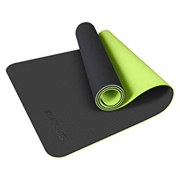 TOPLUS Yoga Mat, Upgraded Non-Slip Texture Pro Yoga Mat Eco Friendly Exercise & Workout Mat with Carrying Strap - for Yoga, Pilates and Floor Exercises (1/4-1/8 inch)