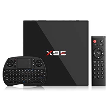 [2GB/16GB EMMC/ 2.4/5.0GHz WIFI] TICTID X9E 4K TV Box BT 4.0 Amlogic S912 Octa Core A53 Processor Android 6.0 Dual Band WIFI [2.4/5.0GHz] 10/1000M Ethernet Smart TV Box with Mini Keyboard