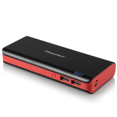 Mopower 12000mAh High Capacity Portable Power Bank Dual Port External Battery Pack Backup Charger for iPad Air mini,iPhone 6 Plus 6s,Samsung Galaxy S6 Note Edge,HTC One,Motorola,Tablets MP3,etc. Mobile Digital Devices (Black)