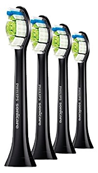 Philips DiamondClean Black Replacement Heads - 4 Pack