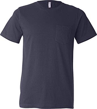 Bella   Canvas Men's Jersey Short-Sleeve Pocket T-Shirt