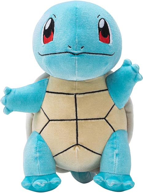 Pokemon Squirtle Select Velvet Plush - 8-Inch Squirtle Plush with Unique Velvet Fabric and Authentic Details