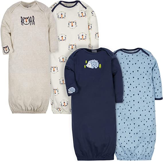 Gerber Baby Boys' 4-pack Gown