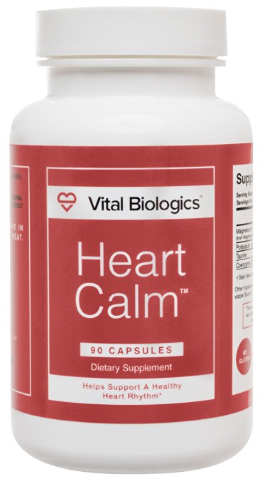 Stop Heart Palpitations with Heart Calm- A Natural, Fast-Acting Formula Designed to Help Support a Healthy Heart Rhythm and Quickly Stop Heart Palpitations in Healthy Hearts. 90 Capsules.